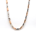 Load image into Gallery viewer, Hi-Polish Platinum &amp; Rose Gold Links Platinum Chain JL PT CH 906-A   Jewelove.US
