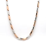 Load image into Gallery viewer, Hi-Polish Platinum &amp; Rose Gold Links Platinum Chain JL PT CH 906-A   Jewelove.US
