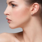 Load image into Gallery viewer, Platinum Diamond Earrings for Women JL PT E DH RD 113   Jewelove.US
