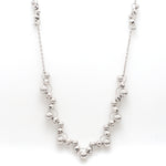 Load image into Gallery viewer, Japanese Platinum Diamond Cut Balls Necklace Chain for Women JL PT CH 202   Jewelove.US
