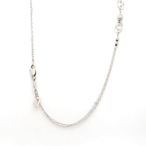 Japanese Platinum Diamond Cut Balls Chain JL PT CH 1088   Jewelove.US