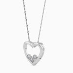 Load image into Gallery viewer, Platinum Diamond Heart Pendant for Women JL PT P 18003   Jewelove.US
