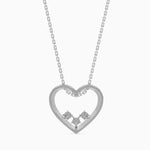 Load image into Gallery viewer, Platinum Diamond Heart Pendant for Women JL PT P 18003   Jewelove.US
