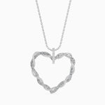 Load image into Gallery viewer, Platinum Diamond Heart Pendant for Women JL PT P 18006  VVS-GH Jewelove.US
