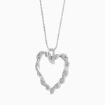 Load image into Gallery viewer, Platinum Diamond Heart Pendant for Women JL PT P 18006   Jewelove.US
