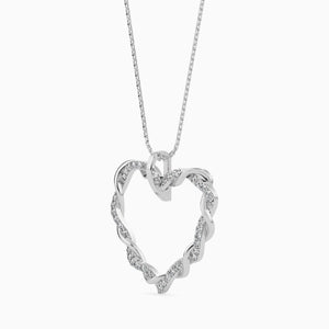 Platinum Diamond Heart Pendant for Women JL PT P 18006   Jewelove.US