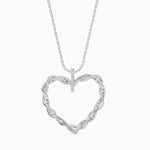 Load image into Gallery viewer, Platinum Diamond Heart Pendant for Women JL PT P 18006   Jewelove.US
