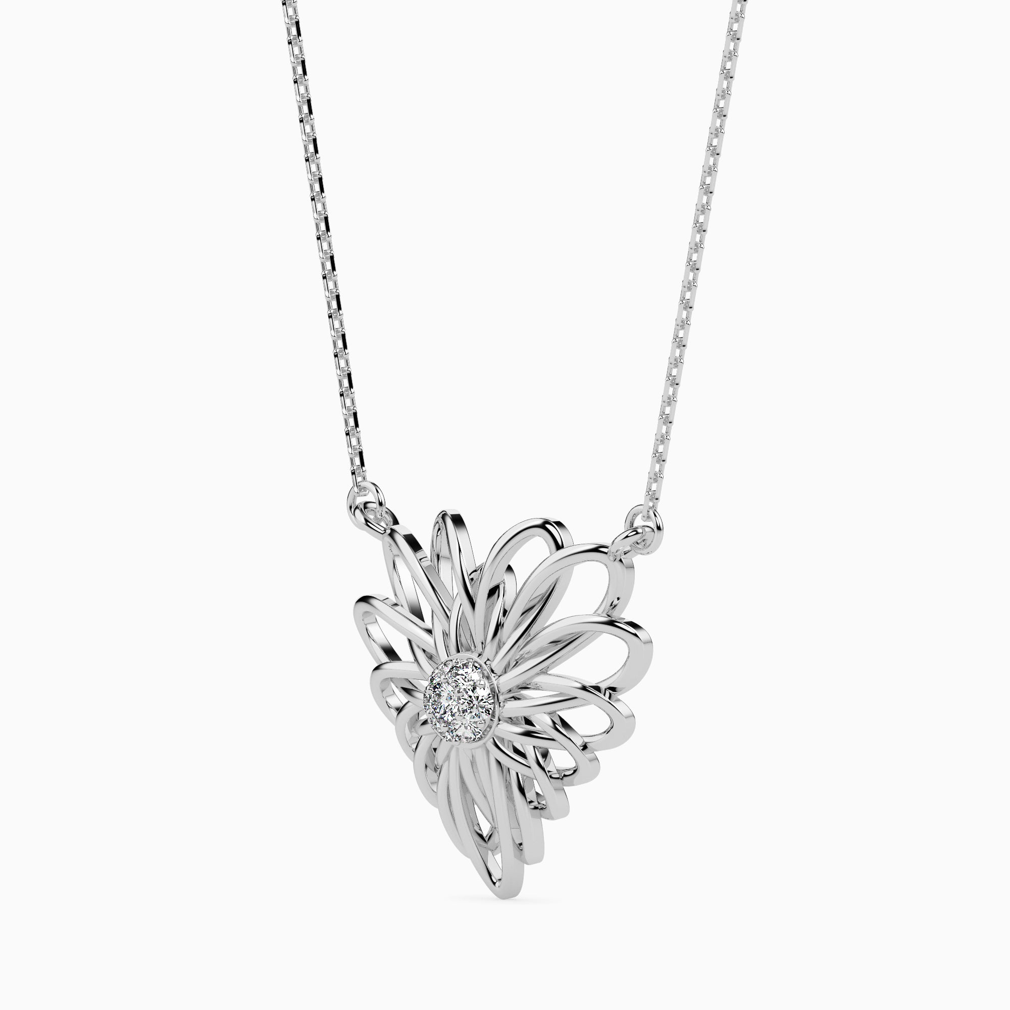 Platinum Diamond Heart Pendant for Women JL PT P 18007   Jewelove.US