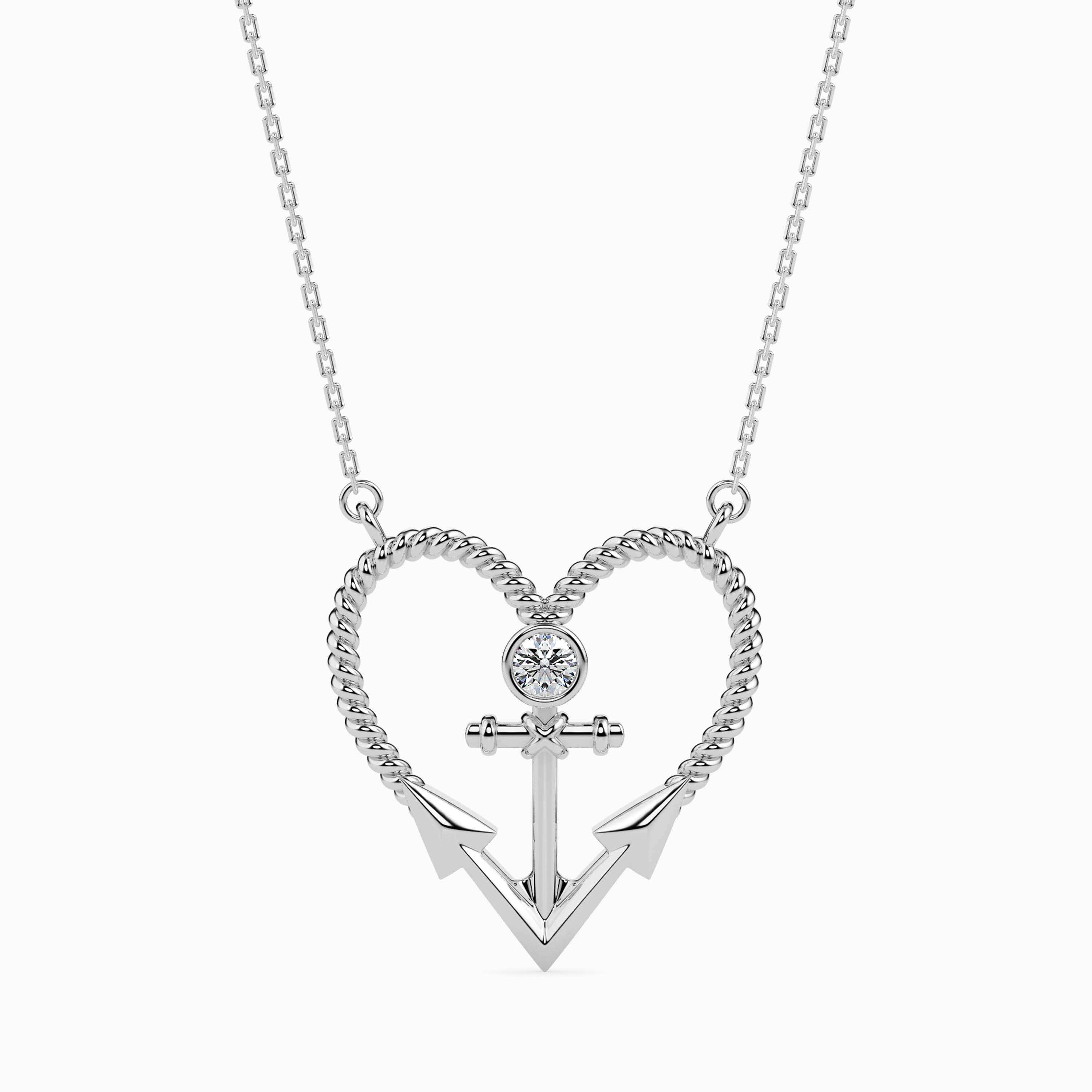 Platinum Diamond Heart Pendant for Women JL PT P 18018  VVS-GH Jewelove.US