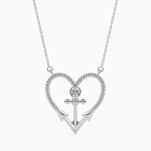 Platinum Diamond Heart Pendant for Women JL PT P 18018  VVS-GH Jewelove.US