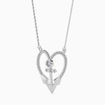 Load image into Gallery viewer, Platinum Diamond Heart Pendant for Women JL PT P 18018   Jewelove.US
