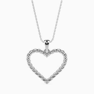 Platinum Heart Pendant for Women JL PT P 18020   Jewelove.US