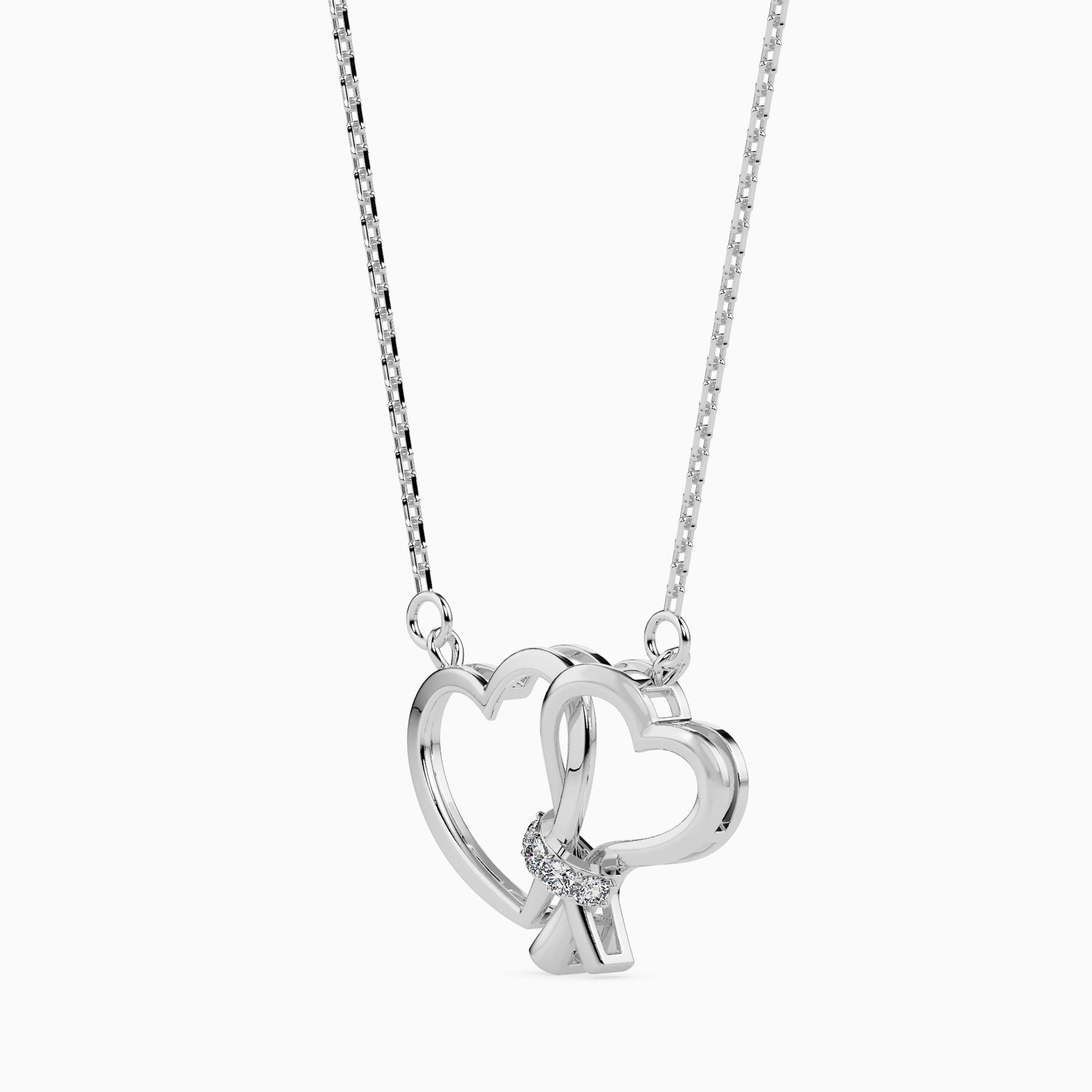 Platinum Diamonds Heart Pendant for Women JL PT P 18032   Jewelove.US