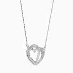 Load image into Gallery viewer, Platinum Diamonds Pendant with Double Heart for Women JL PT P 18037   Jewelove.US
