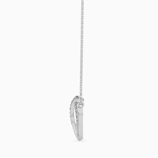 Jewelove Platinum Diamonds Heart Pendant for Women JL PT P 18047 VVS GH