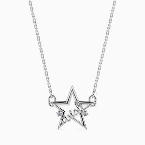 Platinum Diamonds Star Pendant for Women JL PT P 18039  VVS-GH Jewelove.US