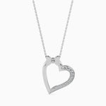 Load image into Gallery viewer, Platinum Diamonds Heart Pendant for Women JL PT P 18042  VVS-GH Jewelove.US
