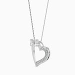 Load image into Gallery viewer, Platinum Diamonds Heart Pendant for Women JL PT P 18042   Jewelove.US
