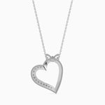 Load image into Gallery viewer, Platinum Diamonds Heart Pendant for Women JL PT P 18042   Jewelove.US
