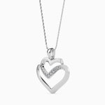 Load image into Gallery viewer, Platinum Diamonds Heart Pendant for Women JL PT P 18043   Jewelove.US
