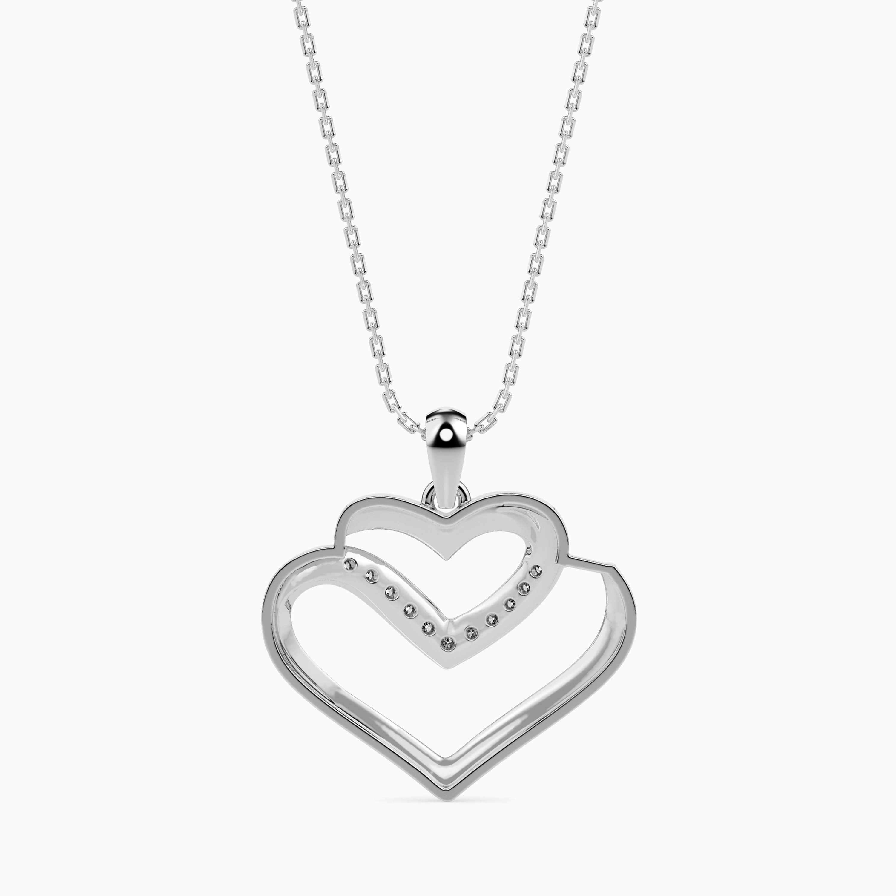 Platinum Diamonds Heart Pendant for Women JL PT P 18043   Jewelove.US