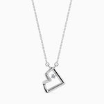 Load image into Gallery viewer, Platinum Diamonds Heart Pendant for Women JL PT P 18047  VVS-GH Jewelove.US
