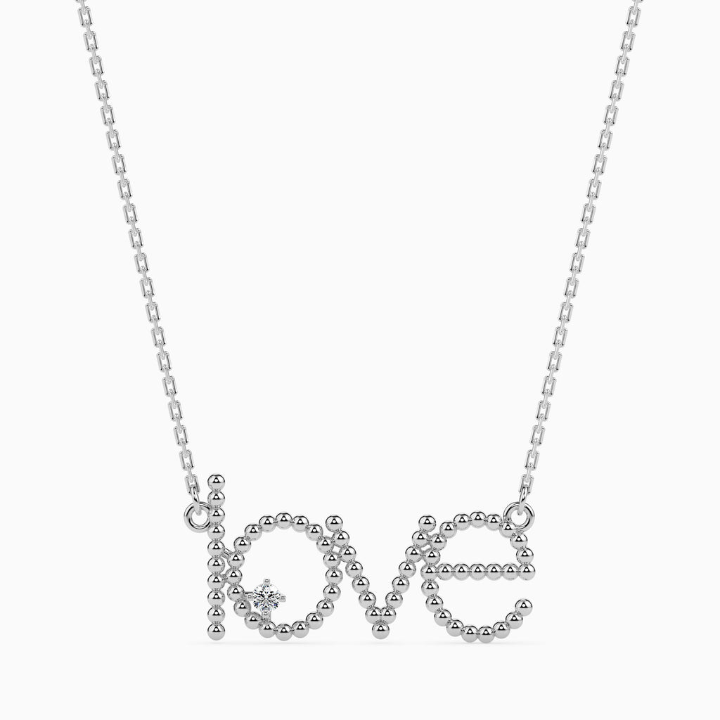 Platinum Diamonds Love Pendant for Women JL PT P 18048  VVS-GH Jewelove.US