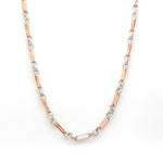 Load image into Gallery viewer, Platinum + Rose Gold Chain for Men JL PT CH 1029   Jewelove.US

