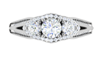 Load image into Gallery viewer, 0.50 cts Solitaire with Split Shank Platinum Ring JL PT R3 RD 173   Jewelove.US
