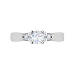 Load image into Gallery viewer, 0.50 cts Solitaire Platinum Diamonds Ring JL PT RC RD 261   Jewelove.US
