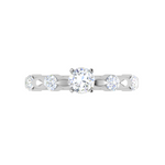 Load image into Gallery viewer, 0.50 cts Solitaire Platinum Diamonds Ring JL PT RC RD 263   Jewelove.US
