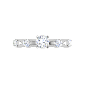 0.50 cts Solitaire Platinum Diamonds Ring JL PT RC RD 263   Jewelove.US