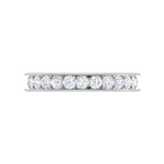 Load image into Gallery viewer, Platinum Half Eternity Diamond Ring for Women JL PT WB RD 102   Jewelove
