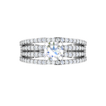 Load image into Gallery viewer, 0.50 cts Solitaire Diamond Split Shank Platinum Ring JL PT RP RD 149   Jewelove.US
