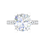 Load image into Gallery viewer, 0.70cts. Solitaire Diamond Shank Platinum Ring JL PT 50974   Jewelove.US
