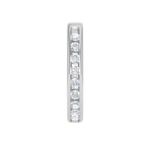 Platinum Diamond Earrings JL PT E DH RD 104   Jewelove.US