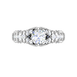 Load image into Gallery viewer, 0.50 cts. Solitaire Designer Platinum Diamond Engagement Ring  for Women JL PT WB6030E   Jewelove
