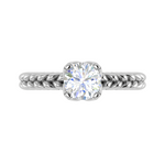 Load image into Gallery viewer, 0.50 cts Solitaire Platinum Ring JL PT RS RD 121   Jewelove.US
