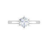 Load image into Gallery viewer, 0.50 cts Solitaire Platinum Ring JL PT RS RD 138   Jewelove.US
