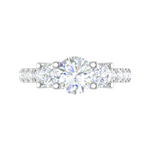 Load image into Gallery viewer, 0.70 cts Solitaire Platinum Shank Diamond Ring JL PT R3 RD 121   Jewelove.US
