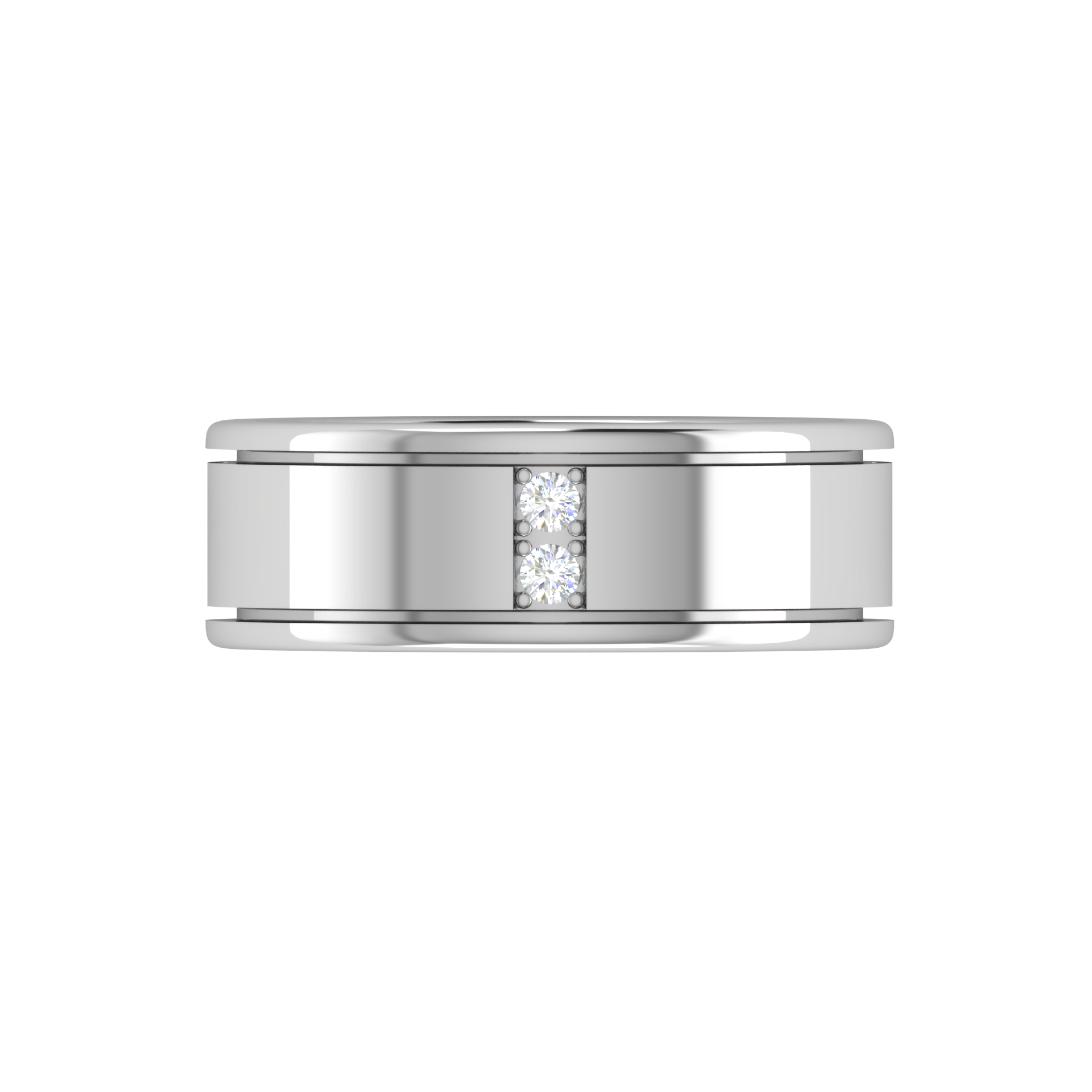 Platinum Diamonds Couple Unisex Ring JL PT MB RD 111   Jewelove.US