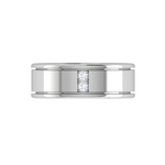 Load image into Gallery viewer, Platinum Diamonds Couple Unisex Ring JL PT MB RD 111   Jewelove.US
