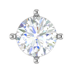 Load image into Gallery viewer, Platinum Solitaire Earrings JL PT E SE RD 104   Jewelove
