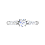 Load image into Gallery viewer, 0.30cts Solitaire Diamond Split Shank Platinum Ring JL PT WB5582E   Jewelove.US
