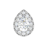 Load image into Gallery viewer, 30-Pointer Pear Solitaire Cut Platinum Diamond Pendant JL PT PF PS 111   Jewelove.US
