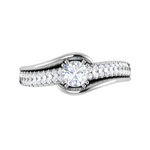 Load image into Gallery viewer, 0.30cts Solitaire Diamond Split Shank Platinum Ring JL PT JRW1562MM   Jewelove.US
