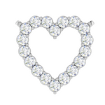 Load image into Gallery viewer, Platinum Heart Pendant with Diamonds for Women JL PT P PF RD 102   Jewelove.US
