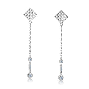 Evara Platinum Diamonds Earrings for Women JL PT E 276  VVS-GH Jewelove.US