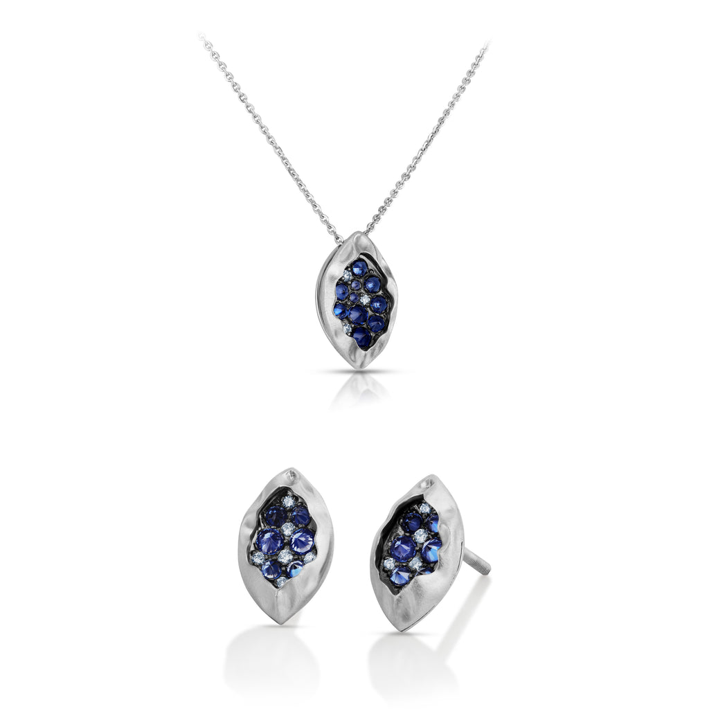 Platinum with Diamond Tanzanite Pendant Set for Women JL PT P E 270  Pendant-Set Jewelove.US