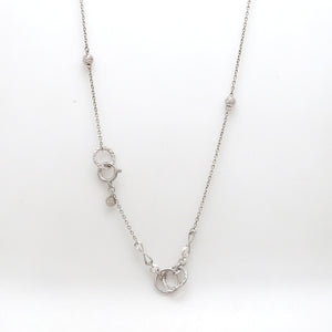 Japanese Platinum Diamond Cut Balls Chain for Women JL PT CH 1086   Jewelove.US